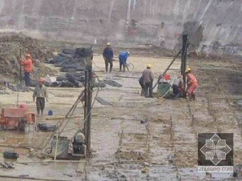 宁河我公司承建北京房山区水池地基注浆加固工程